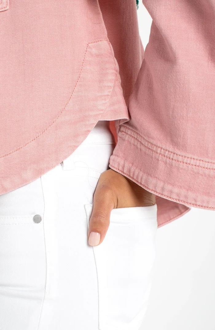 High Low Denim Shacket — Liverpool, view 3