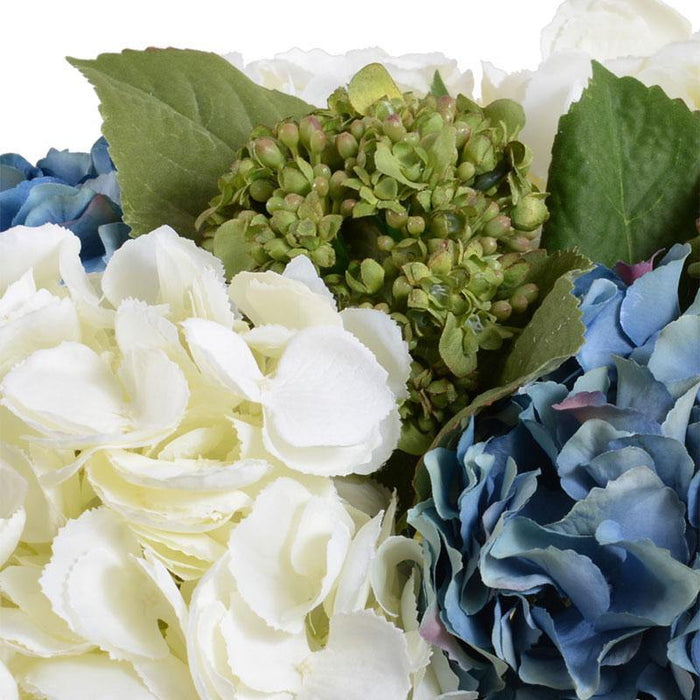 Hydrangea Bouquet in Glass Cylinder - Mixed - New Growth Designs