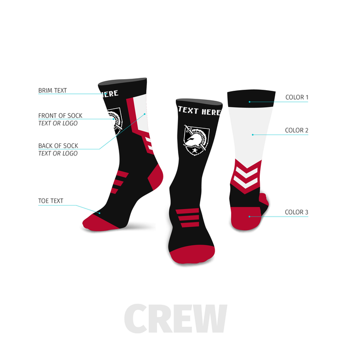 Hyperion Custom Crew Sock |  X-Small