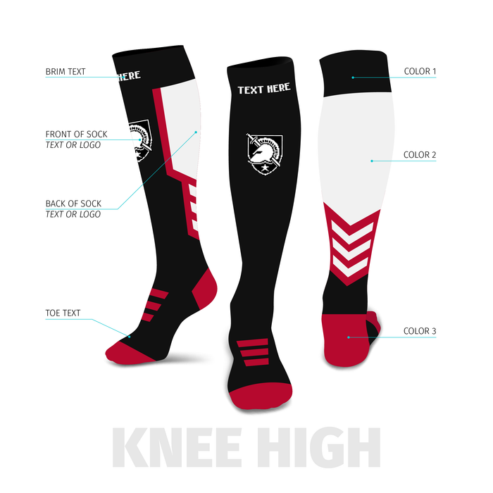 Hyperion Custom Knee-High / Over-the-Calf Sock | Size X-Small