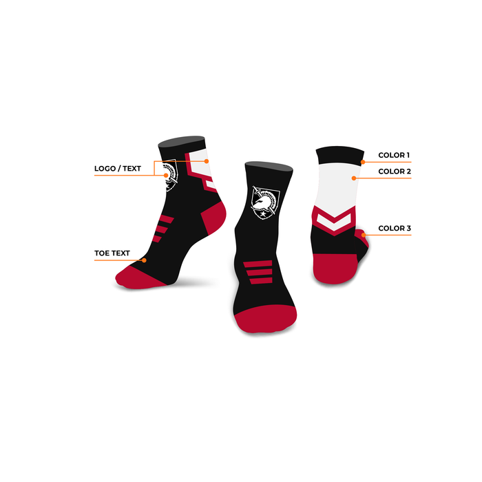 Hyperion Custom Quarter Sock | Size X-Small
