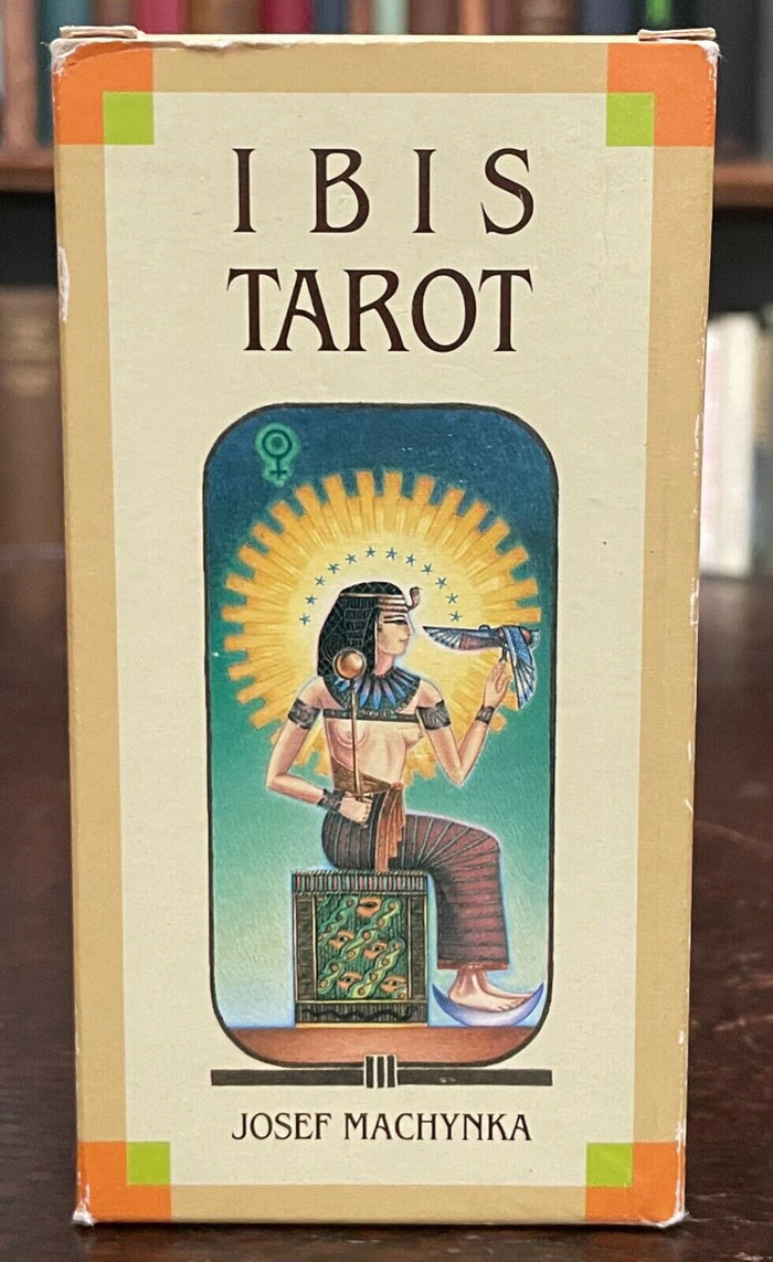 IBIS TAROT - JOSEF MACHYNKA, 1991 ANCIENT EGYPT DIVINATION TAROT CARDS DECK OOP