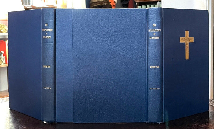 INTERPRETATION OF ST. MATTHEW - CLYMER, 1st Ed 1945 2 Vols ROSICRUCIAN SPIRIT