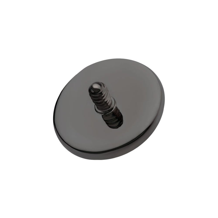 Invictus Black PVD Titanium Internally Threaded Hammered Disk Top