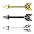 IP Arrow Nipple Bar 14G-My Body Piercing Jewellery
