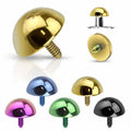 IP Half Ball Dermal Top 14G-My Body Piercing Jewellery