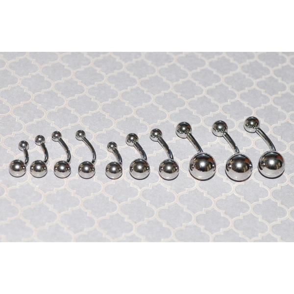 I.T. Top Ball Belly Bar 16G 14G-My Body Piercing Jewellery