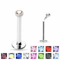 I.T. Gem Labret 18G 16G-My Body Piercing Jewellery