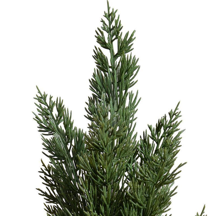Cone-shaped Italian Cypress in Rustic Terracotta, 22" - New Growth Designs