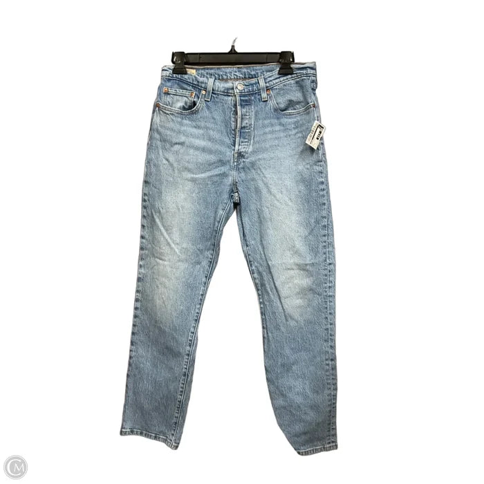 Jeans Skinny By Levis In Blue Denim, Size: 8
