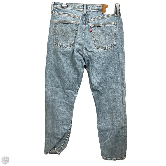 Jeans Skinny By Levis In Blue Denim, Size: 8