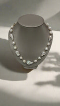 Kenneth Jay Lane 18" Multi Size Freshwater Pearl Necklace - Mildred Hoit