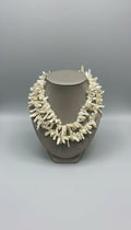 Kenneth Jay Lane 2-Row Mother of Pearl Shells Necklace - Mildred Hoit