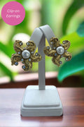 Kenneth Jay Lane Antique Gold Starfish Earring - Mildred Hoit