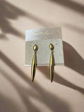 Kenneth Jay Lane Gold Post Drop Earring - Mildred Hoit