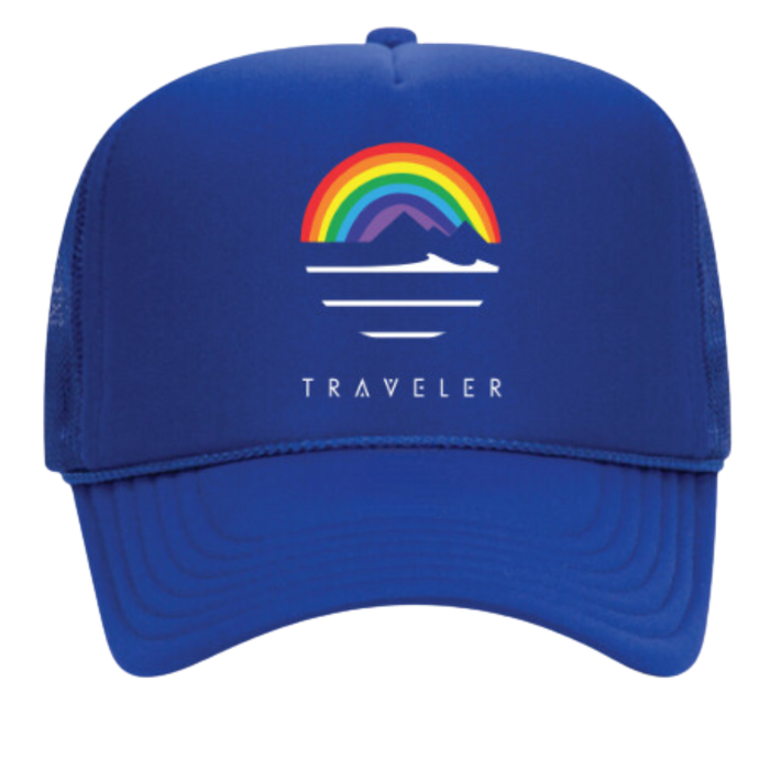 Kids Traveler Trucker Hat - Rainbow