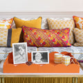 Orange Large Lacquered Scallop Tray