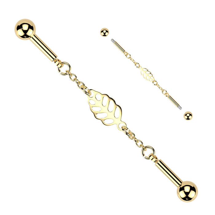 Leaf Connector Industrial Bar 14G
