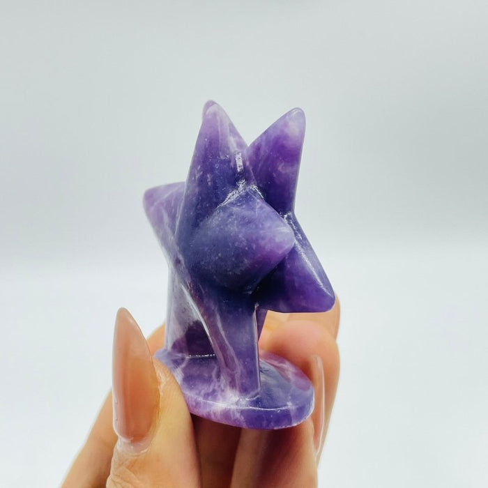 Lepidolite Stand Starfish Carving Wholesale -Wholesale Crystals