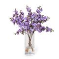 Lilac Sprays in Glass