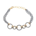 Lined Linked Connections Bracelet (B341) - DanaReedDesigns