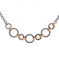 Lined Linked Connections Necklace (N1713) - DanaReedDesigns