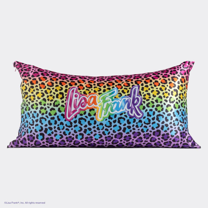 Lisa Frank x Kitsch King Satin Pillowcase - Rainbow Leopard