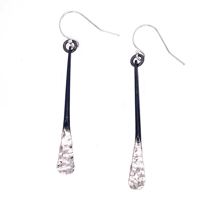Long Satin Shiny Bar Earrings  E1622 - DanaReedDesigns