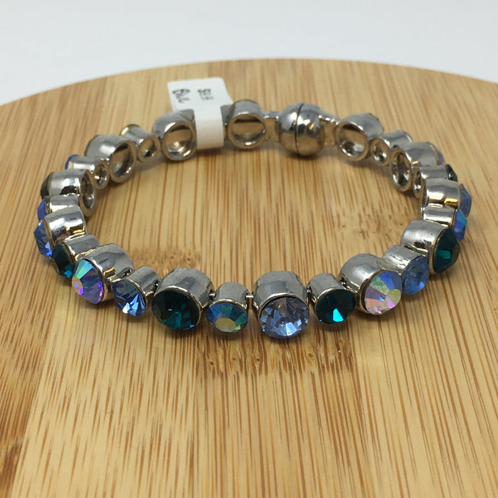 Magnetic Closure Rhinestone Bracelet — Bhalla & Associates, view 3
