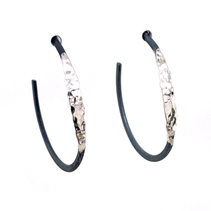 Medium Eclipse Hoop Posts (E1721) - DanaReedDesigns