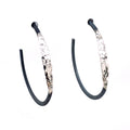 Medium Eclipse Hoop Posts (E1721) - DanaReedDesigns