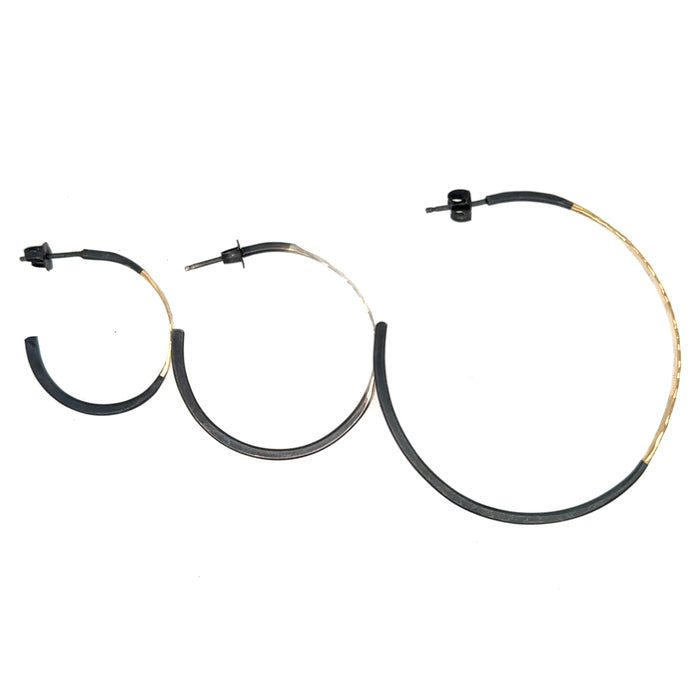 Medium Eclipse Hoop Earrings (E1721)