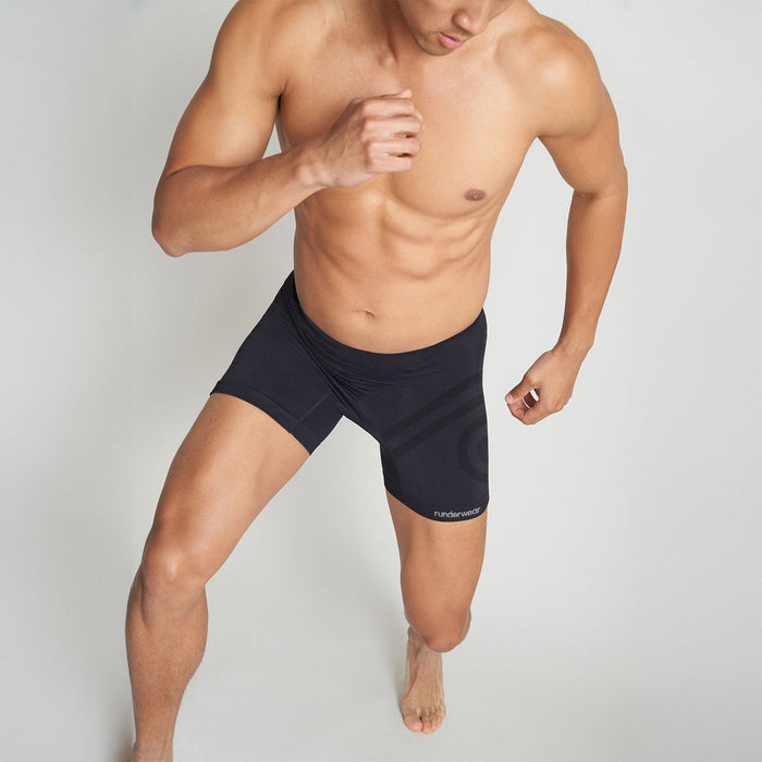 Men’s Running Boxer Shorts – Black (3-Pack)