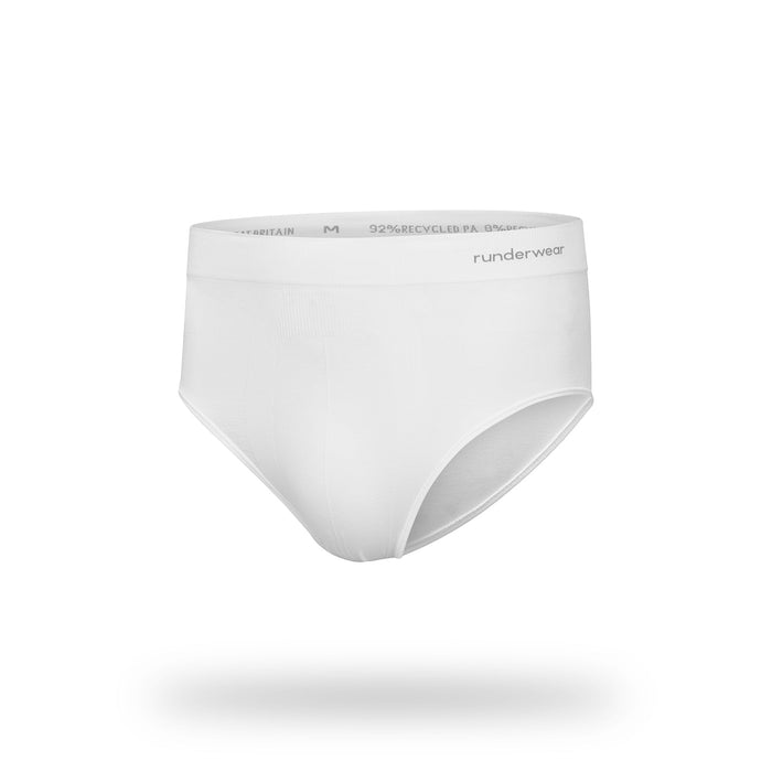Men's Running Briefs - White