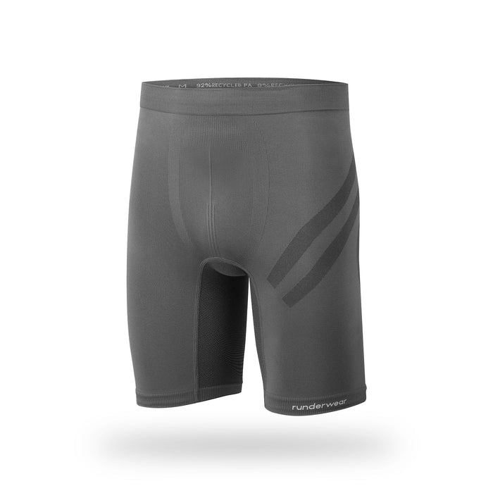 Men’s Running Long Boxer Shorts – Grey