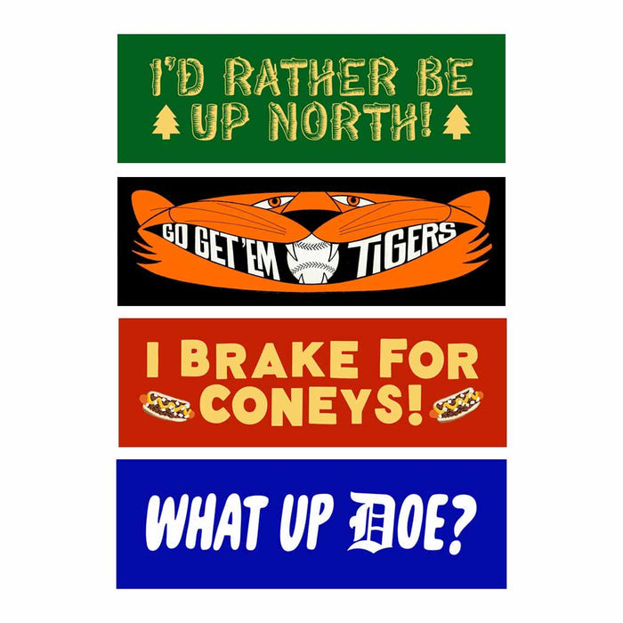 Michigan Bumper Sticker — City Bird