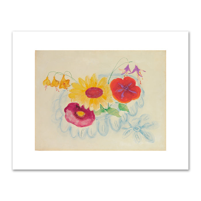 Florine Stettheimer, Midsummer Bouquet, c.1920, Private Collection. Photo Â© Christie's Images / Bridgeman Images. Fine Art Prints in various sizes by Museums.Co