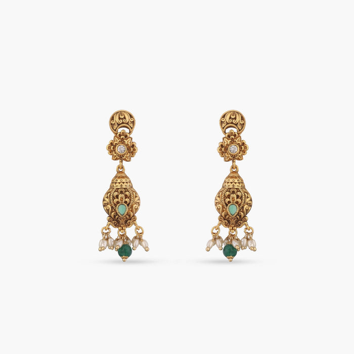 Mihika Antique Drop Earrings
