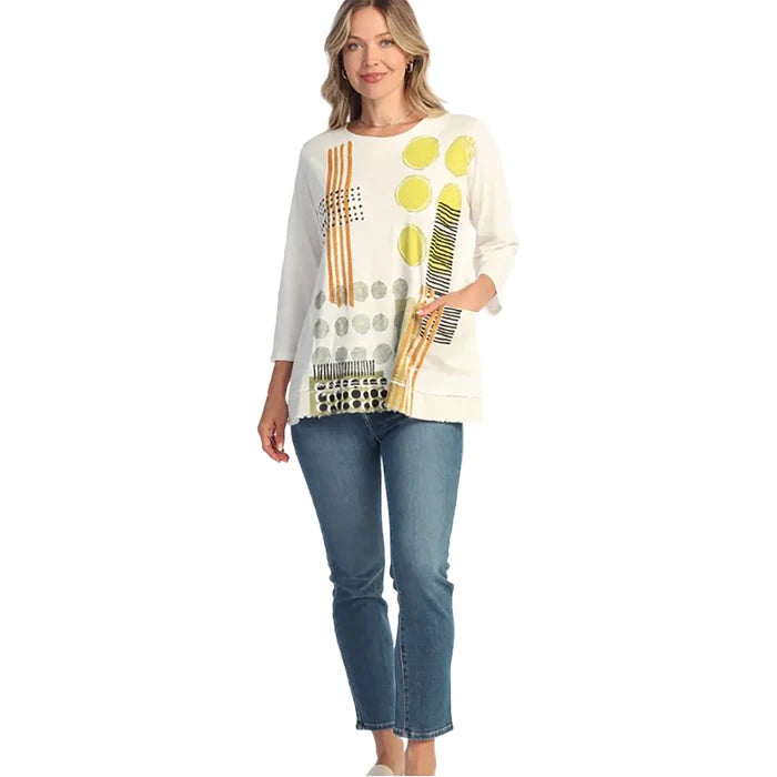 Mineral Washed Gallery Tunic Top — Jess & Jane, view 2