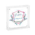 Mini Framed Motif Print- Delta Gamma