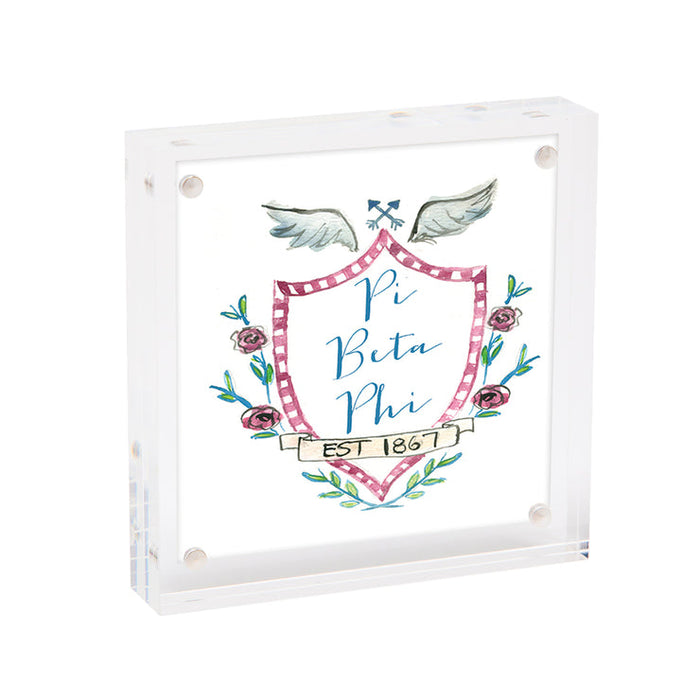 Mini Framed Motif Print- Pi Beta Phi