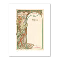 Alphonse Mucha (Czech, 1860-1939), MoÃ«t and Chandon/Menu, c. 1899, Collection of Richard H. Driehaus. Fine Art Prints in various sizes by Museums.Co