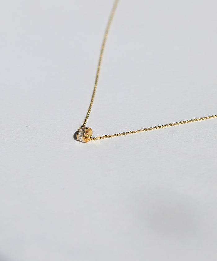 Monica White Diamond Pendant