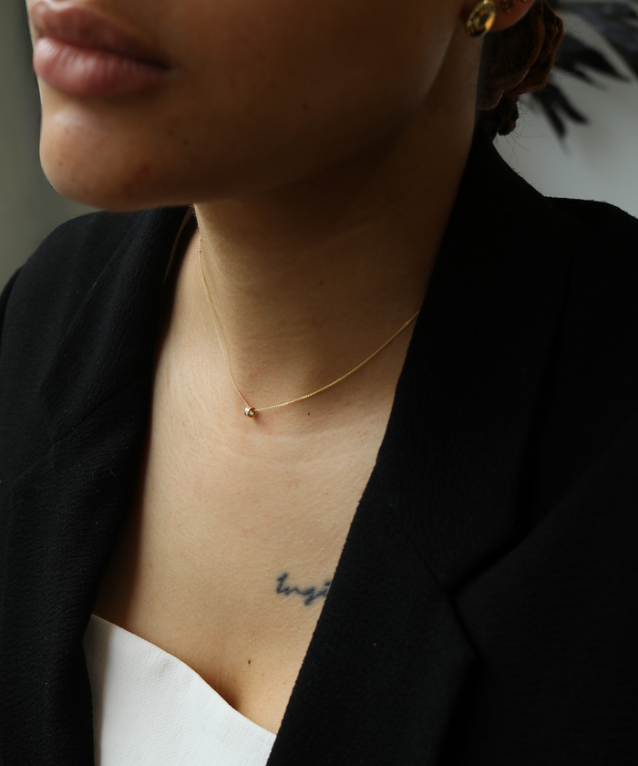 Monica White Diamond Pendant