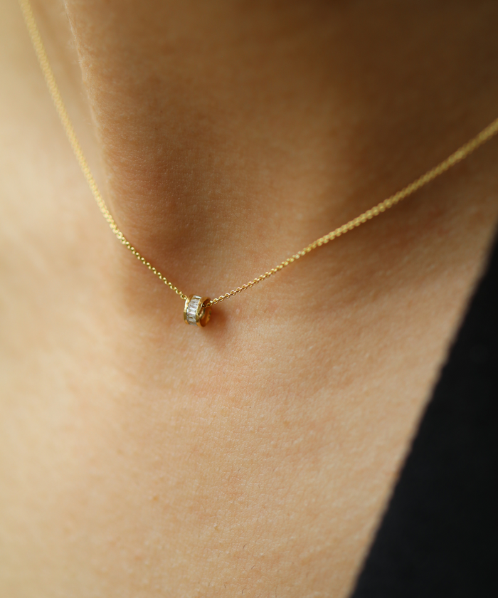 Monica White Diamond Pendant