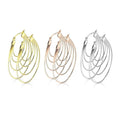 Multi Oval Earrings Pair-My Body Piercing Jewellery