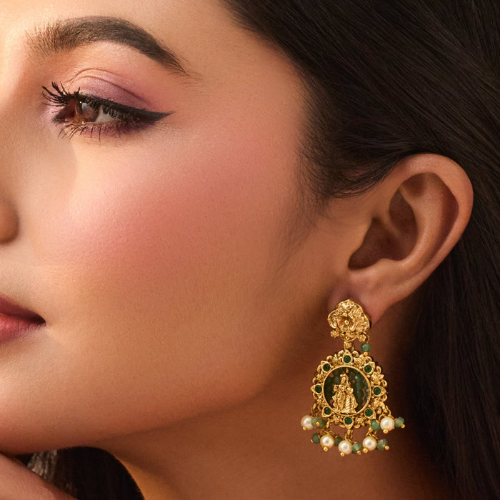 Muralika Antique Drop Earrings
