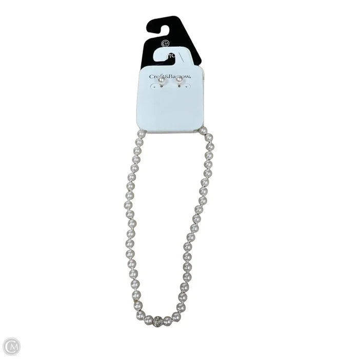 Necklace Set By Croft And Barrow, Size: 02 Piece Set