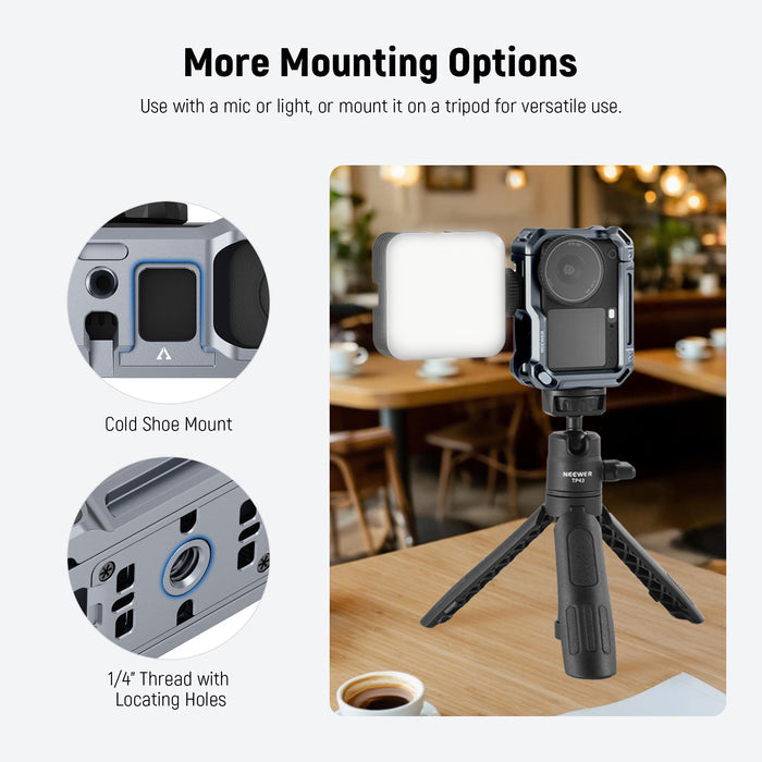 NEEWER AC049 Action Camera Cage For DJI Osmo Action 6