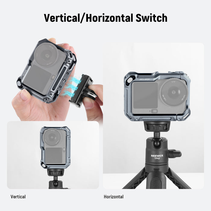 NEEWER AC049 Action Camera Cage For DJI Osmo Action 6